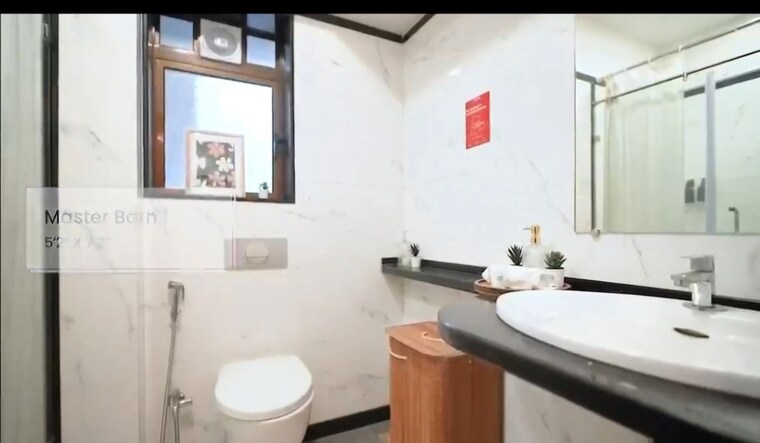 Bathroom, samartha-sidhi 3 Bedroom 1078 Sq.Ft. Apartment In Andheri West Mumbai 10765609