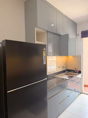 Kitchen in 3 BHK Apartment at Rishita Mulberry Heights, Sushant Golf City – for Rent