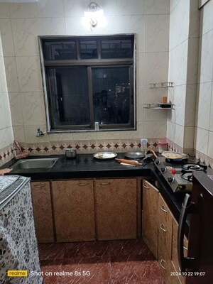 Kitchen in 1 BHK Apartment at Ashok Nagar Complex, Andheri East – for Rent