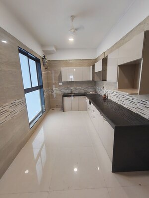 Kitchen in 3 BHK Apartment at Raj Infinia, Malad West – for Rent