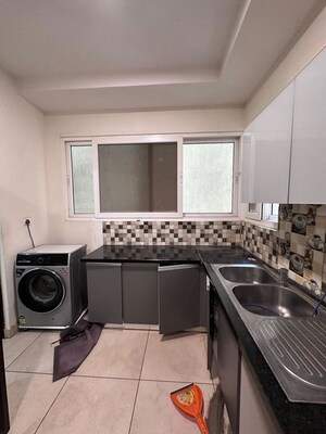 Kitchen in 3.5 BHK Apartment at Prestige Lakeside Habitat, Varthur – for Rent