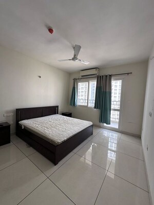Living Room in 3.5 BHK Apartment at Prestige Lakeside Habitat, Varthur – for Rent