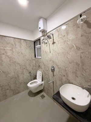 Bathroom in 2 BHK Apartment at Vaastu Omkar, Vile Parle East – for Rent