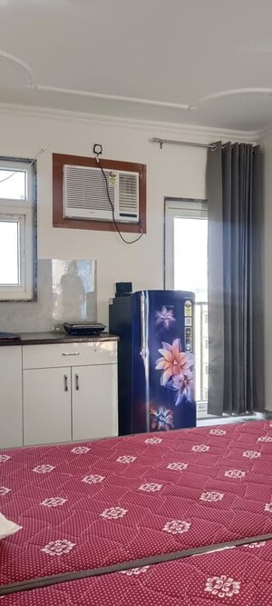 Kitchen in 1 RK Builder Floor at Unitech Arcadia, South City 2 – for Rent