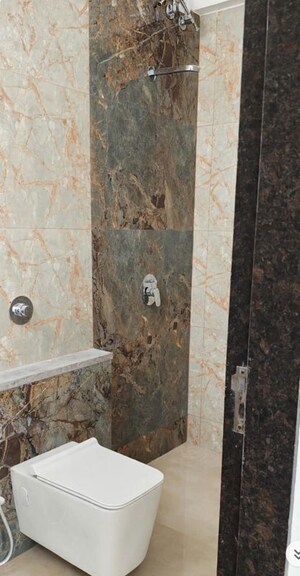 Bathroom in 3 BHK Apartment at Mangesh Darshan Apartment, Santacruz West – for Rent