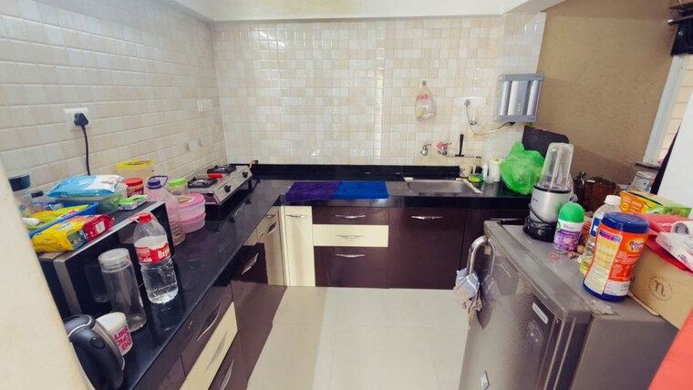 Kitchen, goel-ganga-amber 2 Bedroom 789 Sq.Ft. Apartment In Tathawade Pune 10765784