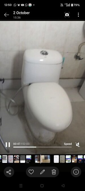 Bathroom in 2 BHK Builder Floor at Shalimar Garden Extension ii – for Sale