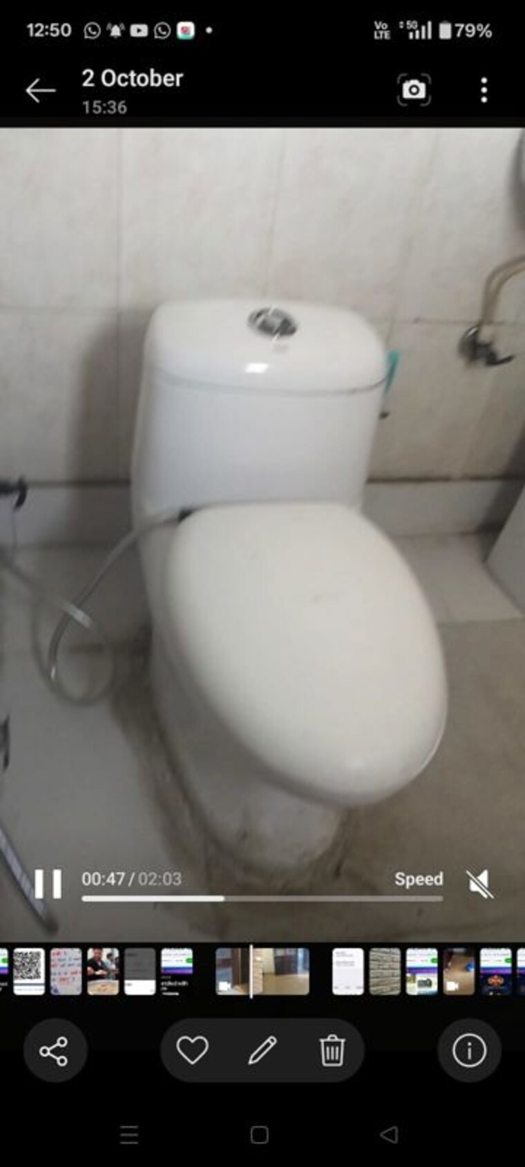 Bathroom, shalimar garden extension ii 2 Bedroom 750 Sq.Ft. Builder Floor In Shalimar Garden Extension ii Ghaziabad 10765814