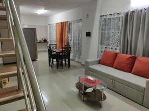 Living Room in 1 BHK Apartment at Paranjape Blue Ridge, Hinjewadi – for Rent