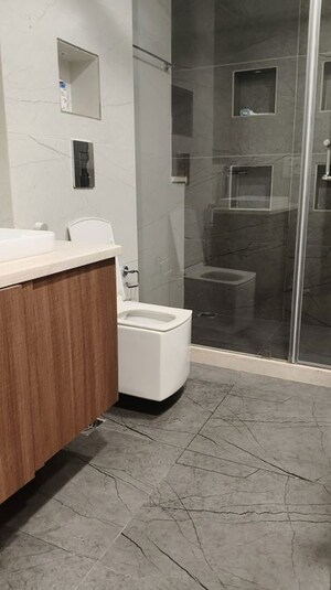 Bathroom in 4 BHK Builder Floor at Hauz Khas – for Rent