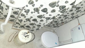 Bathroom in 3 BHK Apartment at Kaushambi – for Rent
