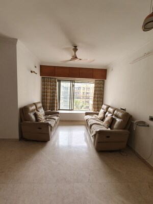 Living Room in 3 BHK Apartment at Dheeraj Valley, Goregaon East – for Rent