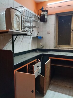 Kitchen in 2 BHK Builder Floor at Aalay Apartment, Goregaon East – for Rent