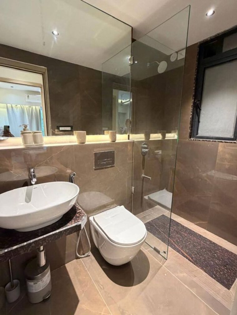 Bathroom, mount-marry-apartments 2 Bedroom 1000 Sq.Ft. Apartment In Bandra West Mumbai 10765865