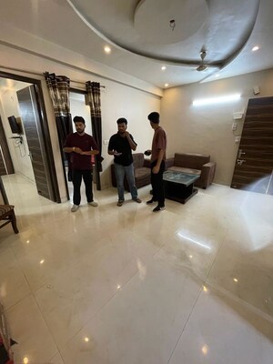 Living Room in 3 BHK Apartment at Sunshine Enclave, Vip Road – for Rent