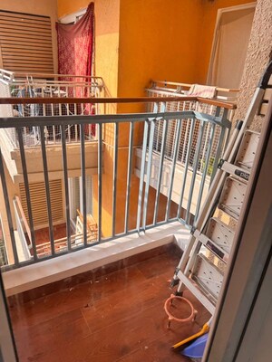 Balcony in 2 BHK Apartment at Rishita Manhattan, Gomti Nagar – for Rent
