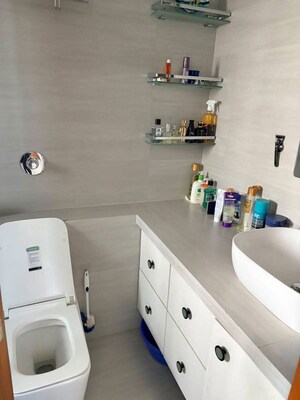 Bathroom in 2 BHK Apartment at Rizvi Link Apartment, Khar West – for Rent
