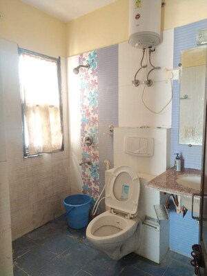 Bathroom in 3 BHK Apartment at Amrapali Grand, Zeta I Greater Noida – for Rent