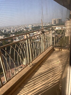 Balcony in 3 BHK Apartment at Mahagun My Woods, Sector 16c Greater Noida – for Rent
