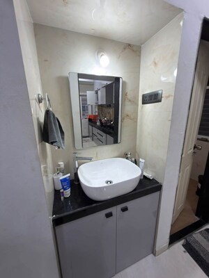 Bathroom in 2 BHK Apartment at Krishna Apartments Andheri West, Andheri West – for Rent
