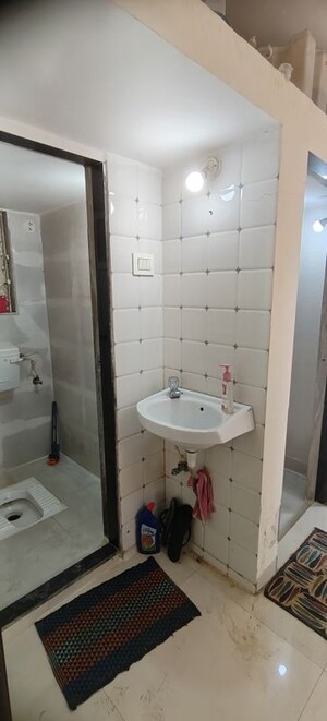 Bathroom in 1 BHK Apartment at Seven Eleven Apna Ghar II, Mira Road – for Rent