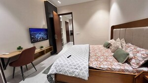Bedroom in 1 BHK Builder Floor at Ganga Complex Gurgaon, Sector 12 – for Rent