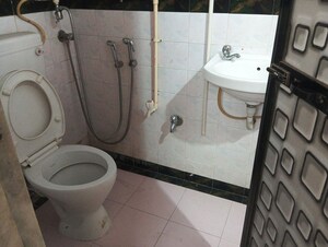 Bathroom in 2 BHK Apartment at Puraniks Kanchanpushp Complex, Kavesar – for Rent