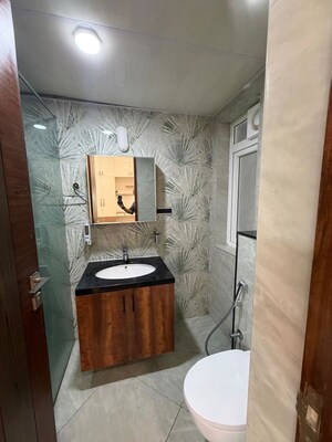 Bathroom in 3 BHK Apartment at Sumadhura The Olympus, Financial District – for Rent
