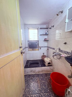 Bathroom in 2.5 BHK Apartment at Siddhivinayak Tower Runwal Nagar, Kolbad – for Sale