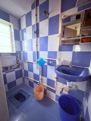 Bathroom in 2.5 BHK Apartment at Siddhivinayak Tower Runwal Nagar, Kolbad – for Sale
