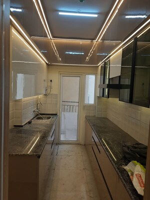 Kitchen in 3 BHK Apartment at Amrapali Verona Heights, Tech Zone 4 Greater Noida – for Rent