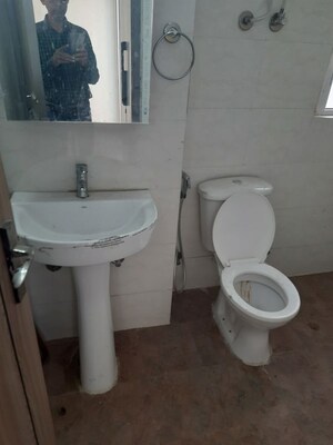 Bathroom in 3 BHK Apartment at Amrapali Verona Heights, Tech Zone 4 Greater Noida – for Rent