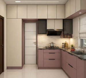 Kitchen in 3 BHK Apartment at Aparna Zenon, Puppalaguda – for Rent