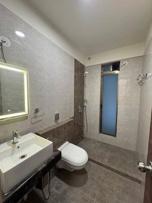 Bathroom in 2 BHK Apartment at Aparna  Juhu, Juhu – for Rent