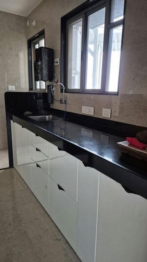 Kitchen in 3 BHK Apartment at VJ Yashwin Nuovo Centro, Wakad – for Rent