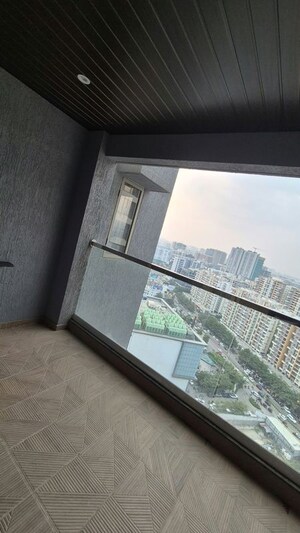 Balcony in 3 BHK Apartment at VJ Yashwin Nuovo Centro, Wakad – for Rent