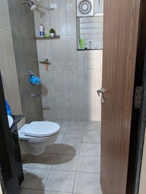 Bathroom in 3 BHK Apartment at Kamalraj Athens, Wakad – for Rent