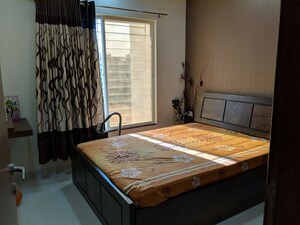 Bedroom in 3 BHK Apartment at Vilas Javdekar Prudentia Towers, Wakad – for Rent