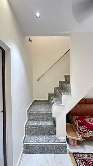 Staircase in 4 BHK Independent House at Mahmoorganj – for Sale