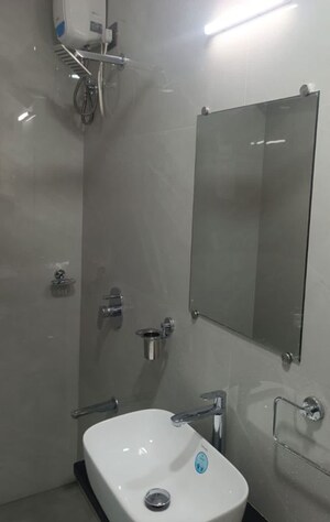 Bathroom in 2 BHK Apartment at HDIL Dheeraj Diamond, Malad West – for Rent
