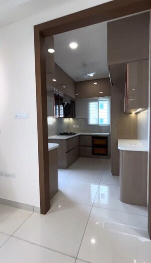 Kitchen in 3 BHK Apartment at Aparna Zenon, Puppalaguda – for Rent