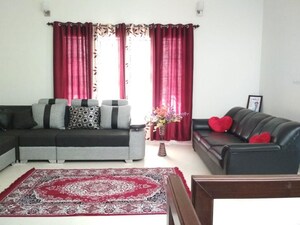 Living Room in 3.5 BHK Villa at Adarsh Serenity, Kannamangala – for Rent