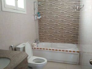 Bathroom in 3.5 BHK Villa at Adarsh Serenity, Kannamangala – for Rent