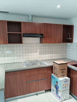 Kitchen in 1.5 BHK Apartment at Godrej Golf Links Evoke, Sector 27 Yamuna Expressway – for Rent