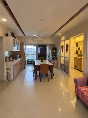 Dining area in 3 BHK Apartment at Piramal Vaikunth, Balkum Pada – for Sale