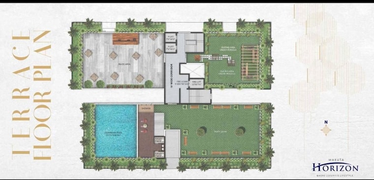 Master Plan, makuta-horizon 3 Bedroom 2865 Sq.Ft. Apartment In Kompally Hyderabad 10766286