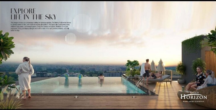 Swimming Pool, makuta-horizon 4 Bedroom 4010 Sq.Ft. Apartment In Kompally Hyderabad 10766269