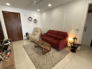 Living Room in 3 BHK Apartment at Prestige Tranquil, Kokapet – for Rent