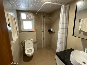 Bathroom in 3 BHK Apartment at Prestige Tranquil, Kokapet – for Rent