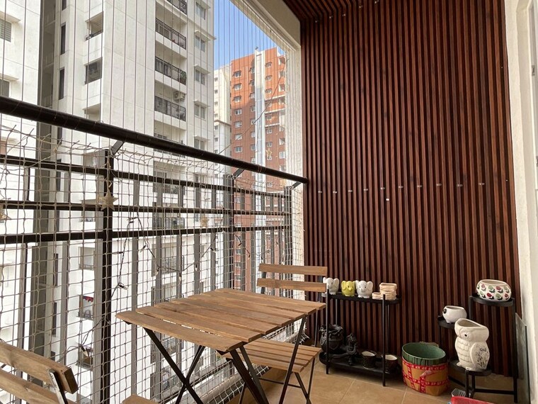 Balcony, prestige-tranquil 3 Bedroom 2049 Sq.Ft. Apartment In Kokapet Hyderabad 10766476